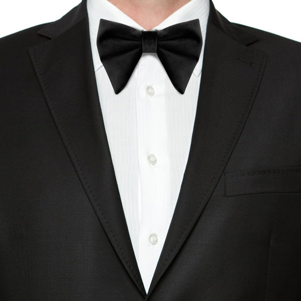 Męskie aksamitne muszki, gotow – Bow Tie Pre Tied recenzja i cena