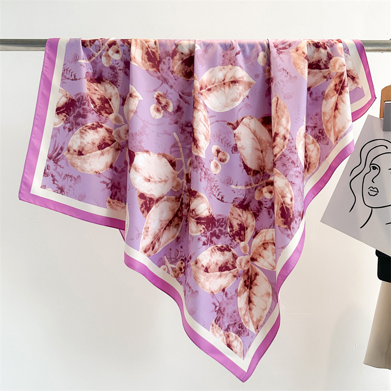 Retro 90cm drukowany duży kwad – Scarf Silk Square recenzja i cena