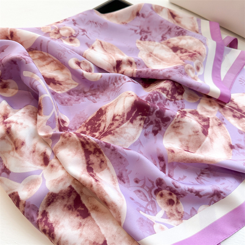 Retro 90cm drukowany duży kwad – Scarf Silk Square recenzja i cena