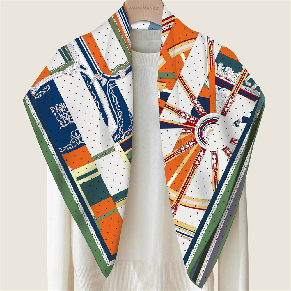 POBING ręcznie walcowany jedwa – Scarf Silk Square recenzja i cena
